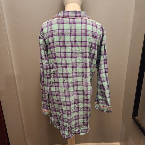 Rue21 Tarea Plaid Sleep Shirt - Picture 2 of 6